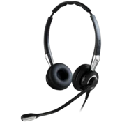 JABRA BIZ 2400 II Duo NEXT GENERATION - IP Wideband-Headset (QD) Type: 82 E-STD, Noice-Cancelling microphone boom: FreeSpin