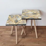 Hanah Home Set klub stocica 2Shp271, 2 komada, Šareni