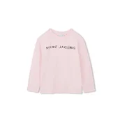 Otroška bombažna majica z dolgimi rokavi Marc Jacobs