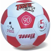 Alltoys Usnjena nogometna žoga Fever red