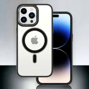 Infostyle Ovitek Magnetic Clear - MagSafe za iPhone 11 Pro/XS/X Črna/PC + TPU silikon
