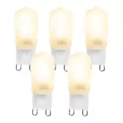 Set 5 LED žarnic G9 CUTE PC 2W 200lm 2700K