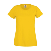 Yellow Womens T-shirt Lady fit Original Fruit of the Loom