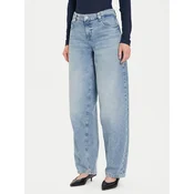 Guess Jeans hlače W5BA2L D0742 Modra Baggy Fit