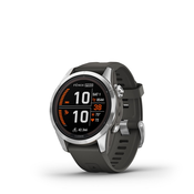 Smart watch GARMIN Fenix 7S Pro Solar Srebrni s grafitno sivim remenom - 010-02776-01