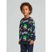 Sinsay - Dukserica crewneck Grinch - mornarsko