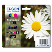 EPSON T1816 (C13T18164012), originalna tinta, crna + šarena, 1x11,5ml/3x6,6ml