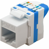 Techly Techly CAT 6a RJ45 Vtičnica UTP brez zaščitne ohišja, bela, 30.7 mm, 24 ur dostave, RoHS skladna