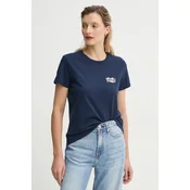 Pamucna majica Levis THE PERFECT TEE za žene, boja: tamno plava, 17369
