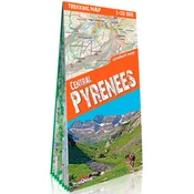Osrednji Pireneji 1:50.000. Plastificiran turistični zemljevid.