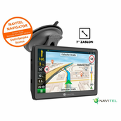 GPS navigacija NAVITEL E707 Magnetic, 7 touch, Magnetni nastavek, MicroSD, + karte celotne Evrope (lifetime update)