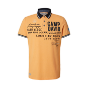 CAMP DAVID Majica oranžna/črna/bela