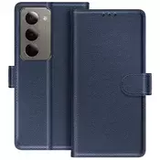 AVIZAR Denarnica za Xiaomi Redmi 15 5G Chesterfield z zrnatim vzorcem in funkcijo stojala, Modra noč, (5000190304)