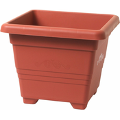 TERRA Plastia embalaža kvadrat Begonija - terakota 14x14 cm