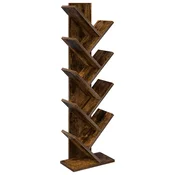 vidaXL Polica za knjige v obliki drevesa 6-nadstropna 30 x 18 x 100 cm