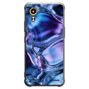 Silikonski črni ovitek za Samsung Galaxy XCover 7 - Iris liquid