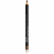 NYX Professional Makeup Slim svinčnik za oči in obrvi  odtenek Medium Brown 1 g