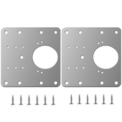 INF Plošča za popravilo pohištvenih tečajev 9x9 cm iz nerjavečega jekla 2-pack, (21247028)