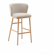 Bež barski stol (višina sedeža 75,5 cm) Ciselia – Kave Home