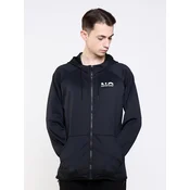 neverover Športna jakna Core Zipup Hoodie črna