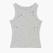 Cropp - Majica s aplikacija - light grey