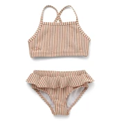 liewood® otroške bikini kopalke norma stripe tuscany rose/sandy
