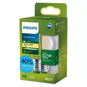PHILIPS UltraEfficient LED ŽARULJA /E27/3,8W/806lm=60W/2700K/240V P45 CL 50.000h 8721103052094