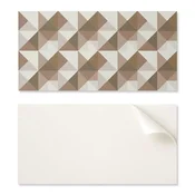 shumee Paket samolepilnih vinilnih ploščic z geometrijskimi trikotniki 10x40x20 cm
