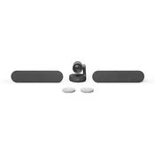Logitech Rally Plus Ultra-HD ConferenceCam - WHITE MICPOD - USB - PLUGC - EMEA29-953 - DUAL SPEAKER EMEA