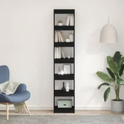 Ormaric za knjige Crni hrast 40 x 30 x 198 cm Konstruirano drvo