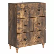 Ormar s ladicama Dimljeni hrast 66 x 34,5 x 90 cm