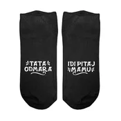 Muške carape Tata odmara, idi pitaj mamu cs3568w, Crne