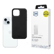 3MK 3MK HARDY APPLE SILKY USNJEN OVITEK ZA IPHONE 15 ZAŠČITNI HRBTNI DEL TELEFONA