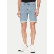Karl Lagerfeld Jeans Jeans kratke hlače A2M10129 Modra Slim Fit