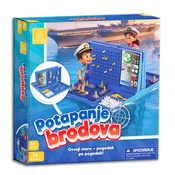 Društvena igra Potapanje brodova – strateška igra, 2 igraca, 3+