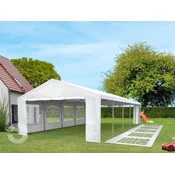 Paviljon profesionalni 6x12m bela s stranicami PE 350g/m2