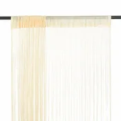 shumee vidaXL Vrvne zavese, 2 kosa, 140 x 250 cm, kremne