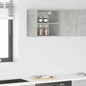 Vidaxl Viseča omarica Betonsko siva 40 x 29,5 x 40 cm Inženirski les