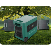 V-TAC Prenosna polnilna postaja 2016Wh, 2000W, 25kg + Zložljiva solarna plošča 160W za prenosne polnilne postaje 9,08A, 17,6V gratis!