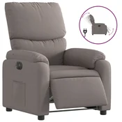 vidaXL vidaXL Električni naslanjač taupe blago, (20928800)