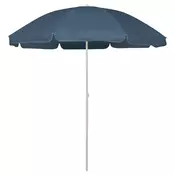Suncobran za plažu plavi 240 cm