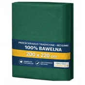 Tradicionalna rjuha z elastiko 100% BOMBAŽ 200x220, ZELENA