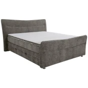 Esposa BOXSPRING POSTELJA 180 cm  x 200 cm , tekstil siva