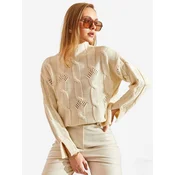 Bianco Lucci Pulover Pullover off-bela