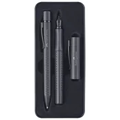 GARNITURA OLOVKA KEMIJSKA PLUS NALIVPERO GRIP 2011 EDITION U MET.KUT. FABER CASTELL 201626 MAT ČRNA