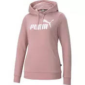 Puma ESS LOGO HOODIE TR, ženski pulover, roza 586791