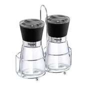 Set of 2 spice grinders with stand, Blacky - Westmark