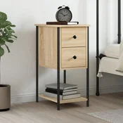 Nocni ormaric boja hrasta 32 x 42 x 70 cm od konstruiranog drva