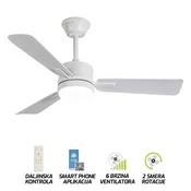 Plafonski ventilator sa svetlom PF-B-107 beli