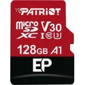 PATRIOT 128GB microSDXC kartica V30 A1 razred 10 U3 100/80MB/s + adapter
